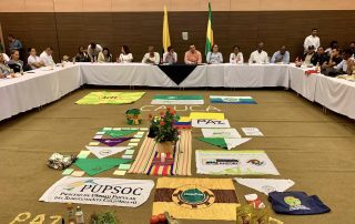 Junto a las comunidades campesinas de nuestro departamento